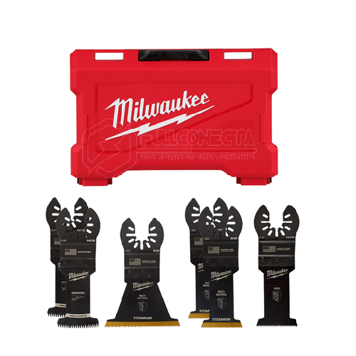 Milwaukee 49-10-9113 Oscillating Multi-Tool Blade Kit w/ Case, Universal Fit (9-Piece) - Oscillating Tool Accessories | CBS Bahamas